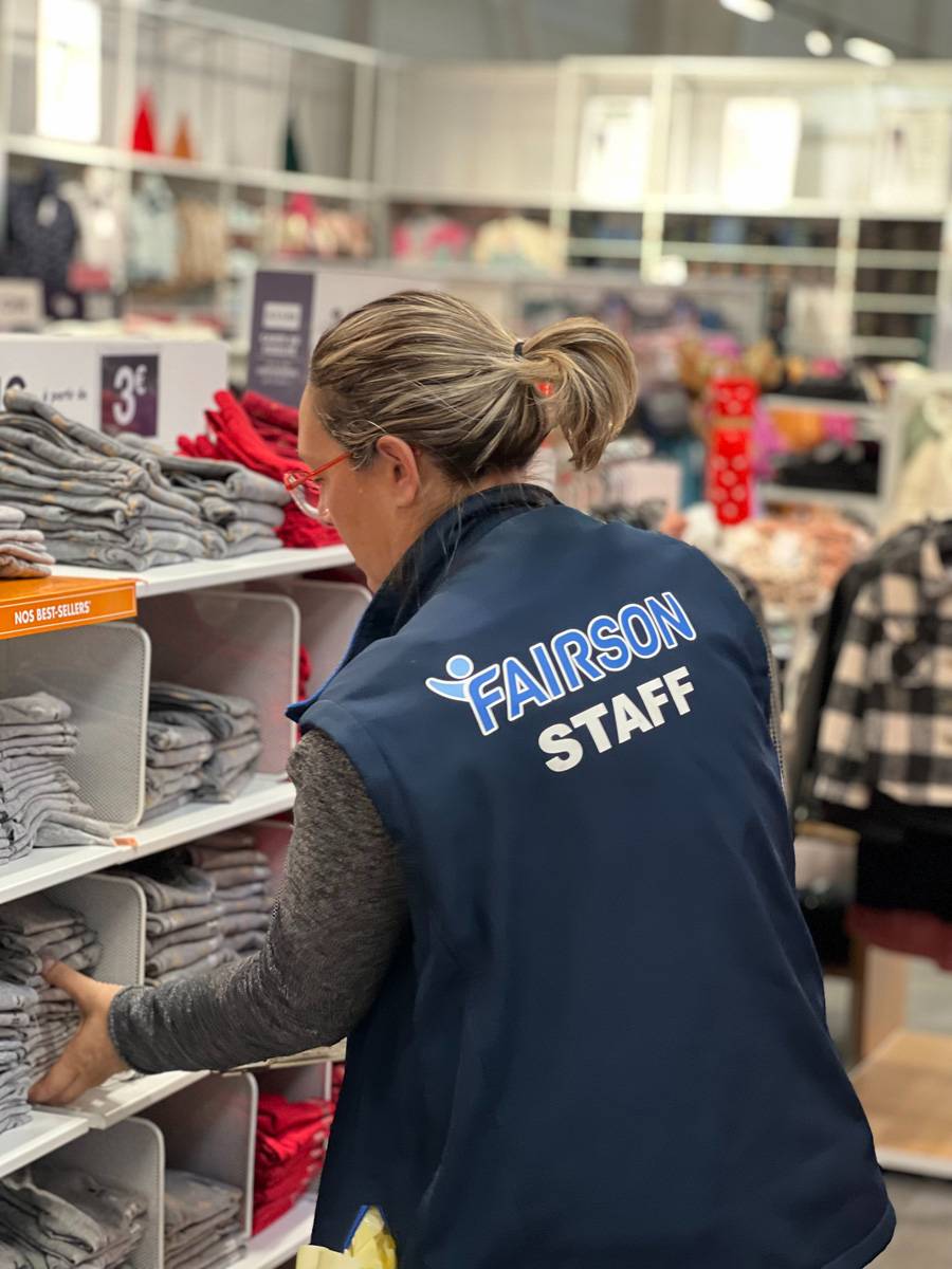 compteur dans le prêt-à-porter