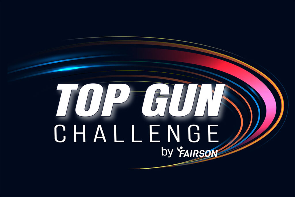logo top gun challenge by fairson